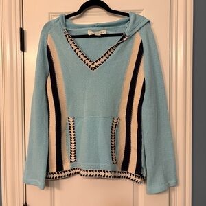 Vintage Havana Baja long sleeve knit hoodie Size M